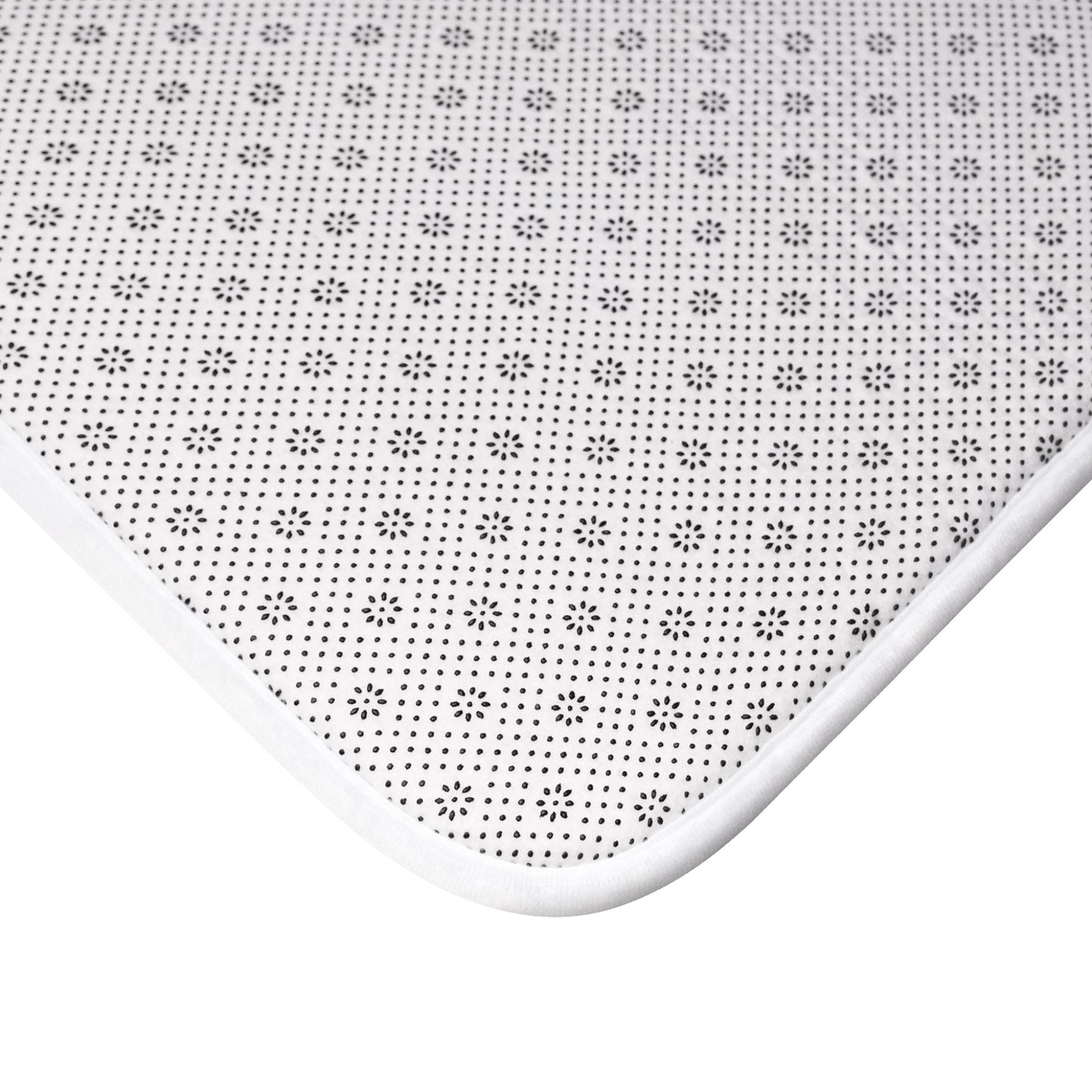 Le Bain Classic Striped Bath Mat, SEA BLUE, French Bathroom Decor