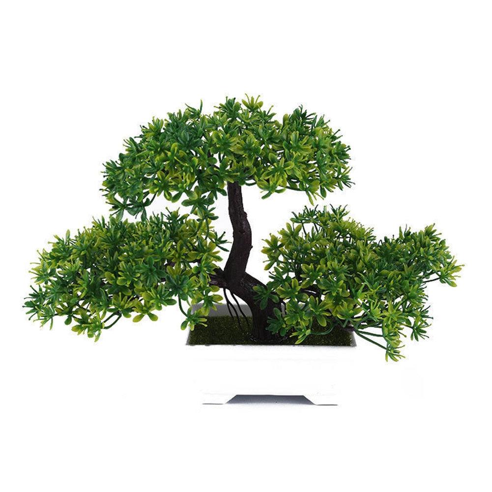 New Festival Potted Simulation Decorative Bonsai Home Office Pine Tree Gift Ornament Lifelike Accessory Artificial Bonsai Artificial Bonsai Tree Fake Greenery for Home Office Desk Wall Book Shelf Decor Room Decor