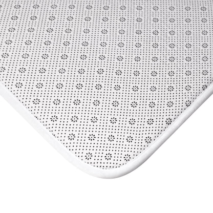 Le Bain Classic Striped Bath Mat, SEA BLUE,  French Bathroom Decor