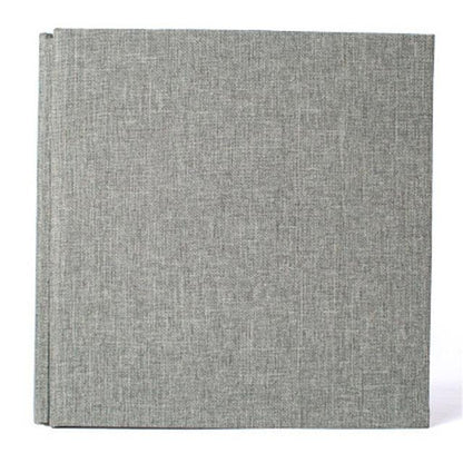 16-inch 20 Pages Self Adhesive Photo Album DIY Scrapbook Rustic Linen Cloth Cover Personalize Album for Wedding Memory Album  Home Decor House Decoration DIY Memorable Gifts For Loved Ones