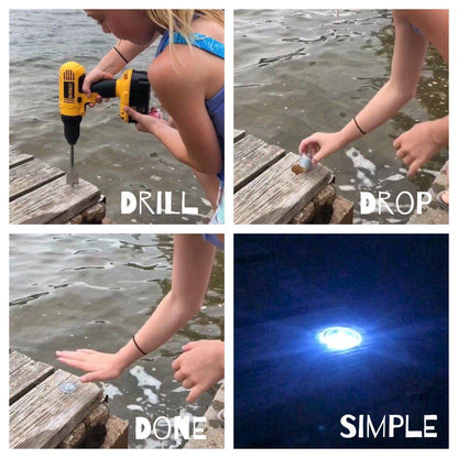 LED Dock & Deck Pods - Solar Powered Light Dots - PRE-ORDER