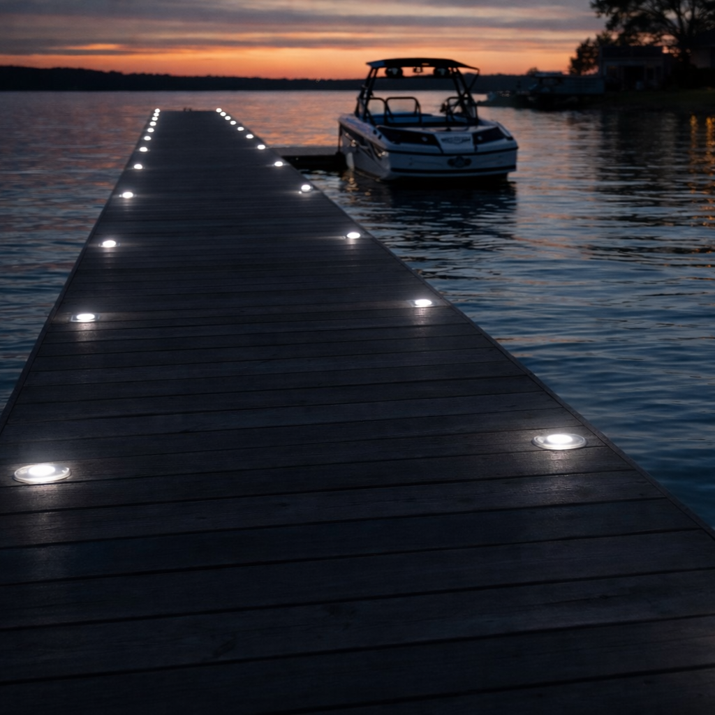 LED Dock & Deck Pods - Solar Powered Light Dots - PRE-ORDER