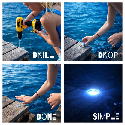 LED Dock & Deck Pods - Solar Powered Light Dots - PRE-ORDER