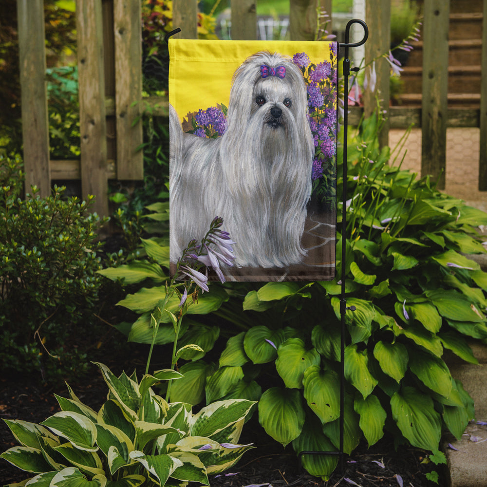 Maltese Patio Princess Garden Flag – Decorative Outdoor Yard Flag PPP3113GF