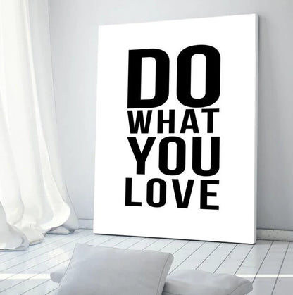 Nordic Simple Sofa Background Wall Decorative Painting Living Room Hanging Painting Bedroom and Dining Room Murals Entrance Black and White Inspirational English