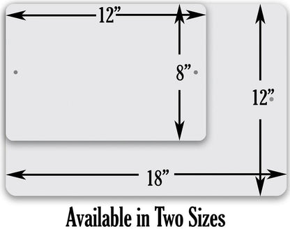 Hen & Rooster Bathroom -Metal Sign