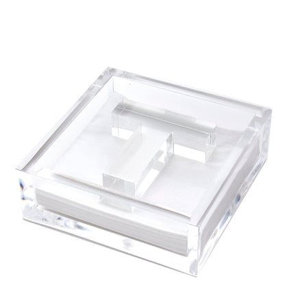 Initial Acrylic Cocktail Napkin Holder