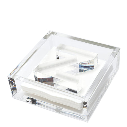 Initial Acrylic Cocktail Napkin Holder