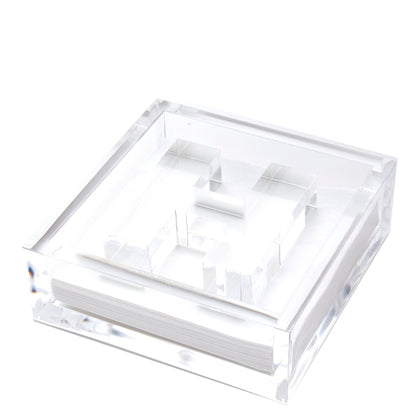 Initial Acrylic Cocktail Napkin Holder