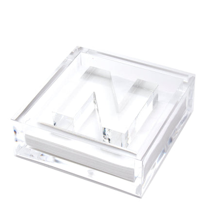 Initial Acrylic Cocktail Napkin Holder