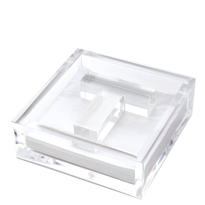 Initial Acrylic Cocktail Napkin Holder