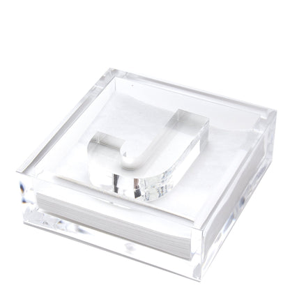 Initial Acrylic Cocktail Napkin Holder