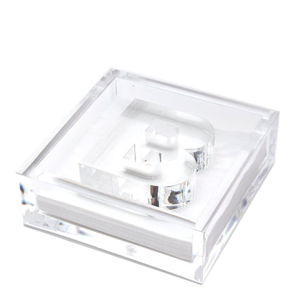 Initial Acrylic Cocktail Napkin Holder