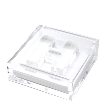 Initial Acrylic Cocktail Napkin Holder