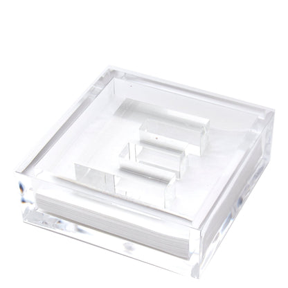 Initial Acrylic Cocktail Napkin Holder